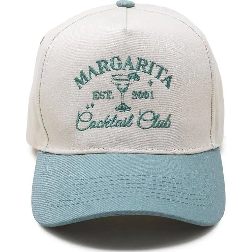 Vintage Snapback Hat - Margarita Cocktail Club - Sage